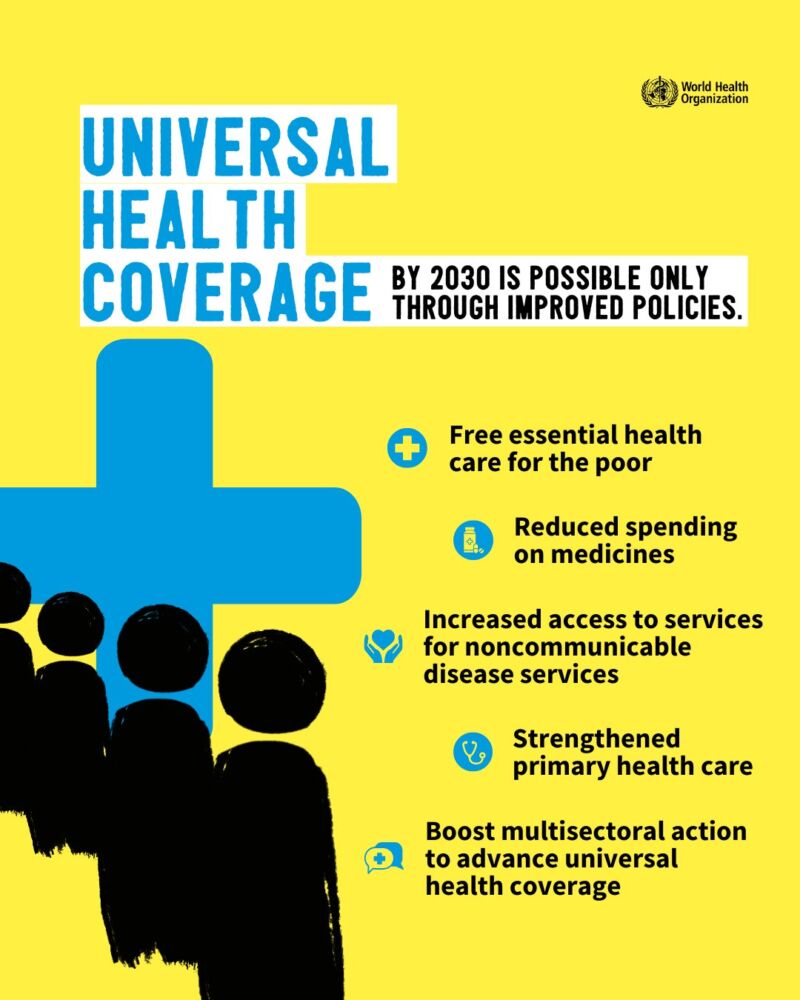 Image for the Tweet beginning: #UniversalHealthCoverage by 2030 is possible.

Over